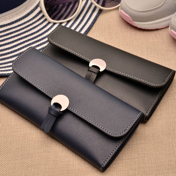 [variant_title] - 2018 Fashion Long Women Wallets High Quality PU Leather Women's Purse and Wallet Design Lady Party Clutch Female Card Holder