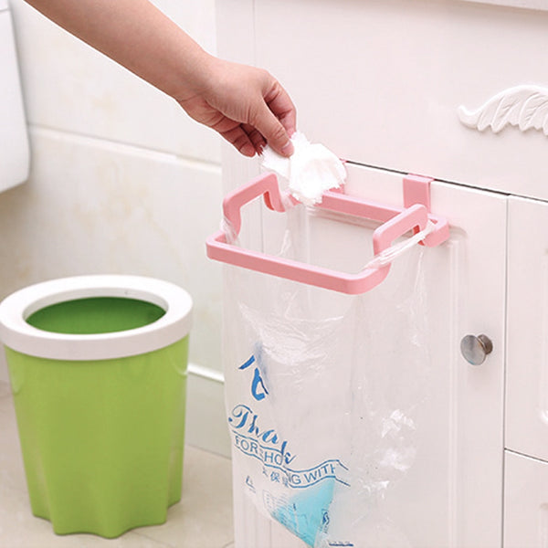 [variant_title] - Hanging Trash Rubbish Bag Holder Papelera Garbage Rack Cupboard Cabinet Storage Rag Hanger Trash Can Bin