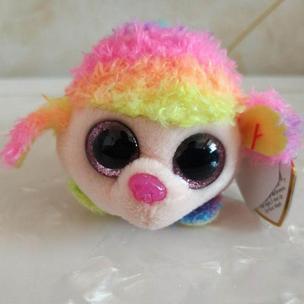 15 / 0-10cm - TY Beanie Boo teeny tys Plush - Icy the Seal 9cm Ty Beanie Boos Big Eyes Plush Toy Doll Purple Panda Baby Kids Gift Mini Toys