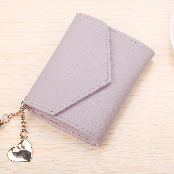 Purple - 2018 Fashion Tassel Women Wallet for Credit Cards Small Luxury Brand Leather Short Womens Wallets and Purses Carteira Feminina