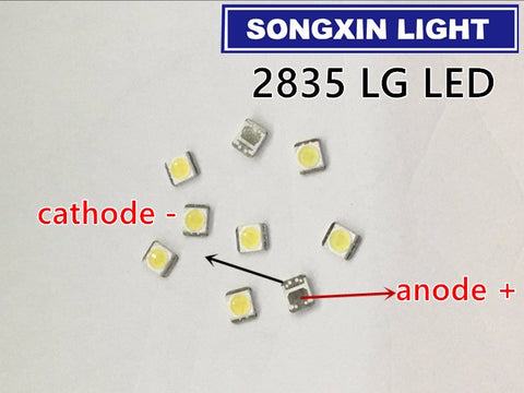 [variant_title] - XIASONGXIN LIGHT 110pcs FOR LG Innotek LED LED Backlight 1210 3528 2835 1W 100LM Cool white LCD Backlight for TV TV Application