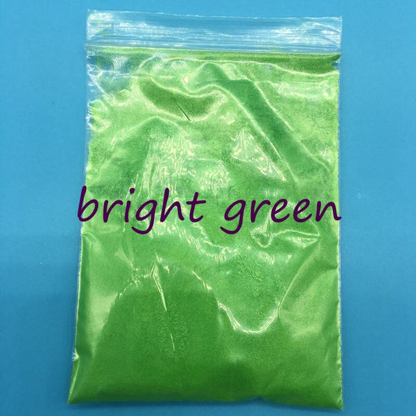 bright green - 20g Colorful Pearl Powder for make up,many colors mica powder for nail glitter,Pearlescent Powder Cosmetic pigment