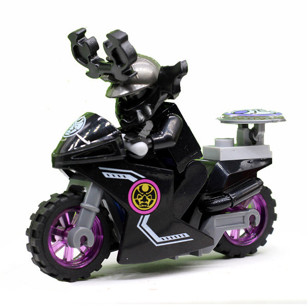 Plum - For legoing NinjagoES Ninja Motorcycle Figures Kai Jay Zane Nya Lloyd With Weapons Action Building blocks bricks toys legoings