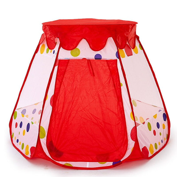 Red / one size - Kids Play Tent Outdoor Baby Toy Princess Portable Games Houses Ocean Balls Pool Toddler Playpen Kid Game Tents  Children TD0026