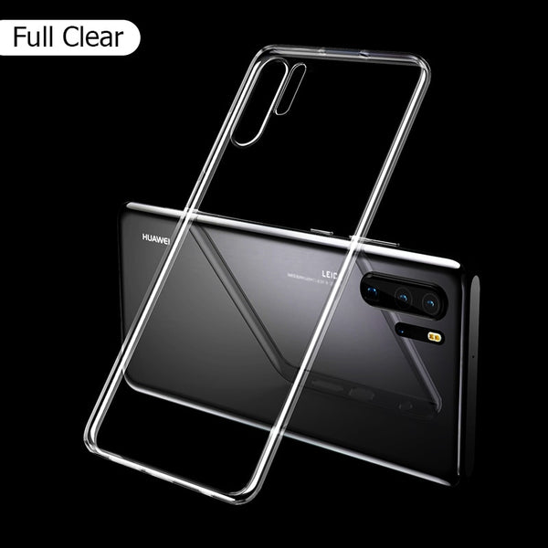 Full Clear / For P30 Lite - For Huawei P30 Pro Case 3D Laser Plating Luxury TPU Soft Clear Cover For Huawei P30 Lite Bright Crystal Phone Cases