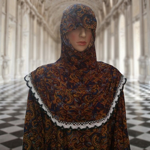 [variant_title] - Retail (color&flower pattern random) Muslim women's Prayer robe  Middle East ABAYA   (color&flower pattern random)