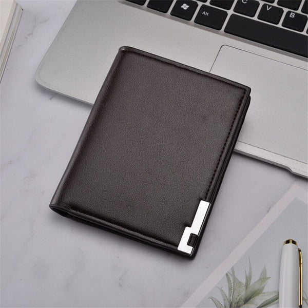 [variant_title] - Top 2019 ultra-thin short Sequined Men Wallets with Coin Bag Man Wallet Male Small Money Purses Dollar Slim Purse Card Case W295