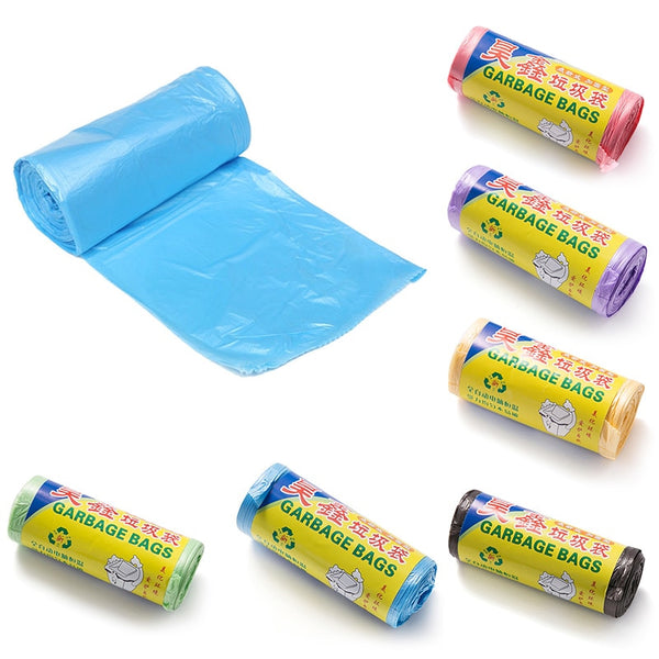[variant_title] - 1 Rolls 50*45CM Size Garbage Bags Single Color Thick Convenient Environmental Cleaning Waste Bag Plastic Trash Bags (random color)