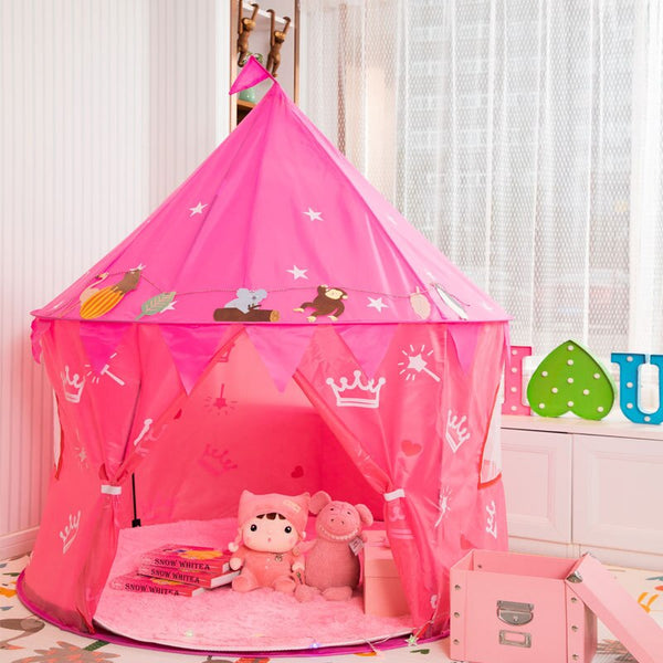 [variant_title] - Big Size Kids Tent Portable Foldable Tent Funny Cubby House for Boy Girl Ball Pool Tipi Tent Children Game Castle Tent Kids Gift