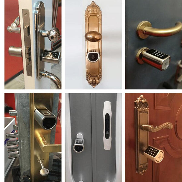 [variant_title] - We Lock Cylinder Keyless Smart biometric App fingerprint door lock home security electronic digital door lock for home office