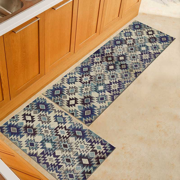 21 / 40x120cm - Kitchen Mat Cheaper Anti-slip Modern Area Rugs Living Room Balcony Bathroom Printed Carpet Doormat Hallway Geometric Bath Mat