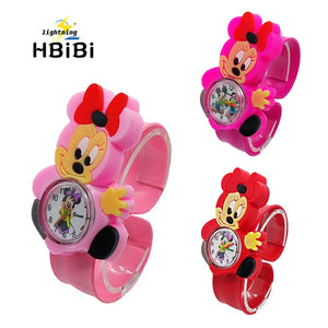 [variant_title] - Relogio Infantil Cartoon 3D Life Waterproof Kids Watches Rubber Quartz Children's Watch for Girls Boys Cute kid Clock Baby