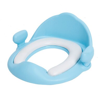Blue - Newborn Soft Toilet Chair Toddler Portable Potty Training Seat Baby Padded Comfortable Potty Kid Multifunctional Plastic Potties