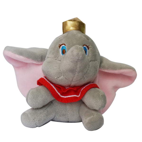 Gray 2 - 12cm Cute Dumbo Stuffed Animal Plush Toys Small Pendant Lovely Peluche Cartoon Elephant Doll Presents for Children Key Chain