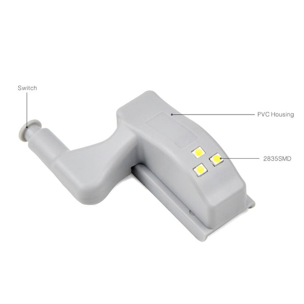 [variant_title] - Auto-Switch On/Off Kitchen Cabinet Furniture Accessories LED Cabinet Light Battery Powered Kitchen Cabinet Hinge Lights