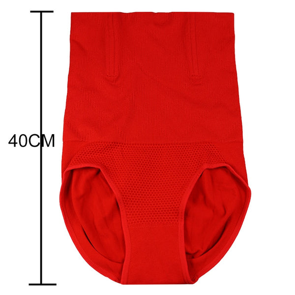 Red / S - Seamless Women Shapers High Waist Slimming Tummy Control Knickers Pants Pantie Briefs Magic Body Shapewear Lady Corset Underwear