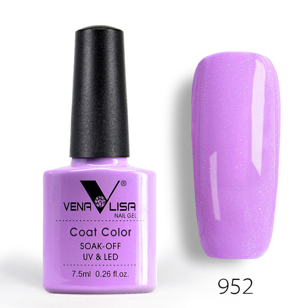952 - New Free Shipping Nail Art Design Manicure Venalisa 60Color 7.5Ml Soak Off Enamel Gel Polish UV Gel Nail Polish Lacquer Varnish