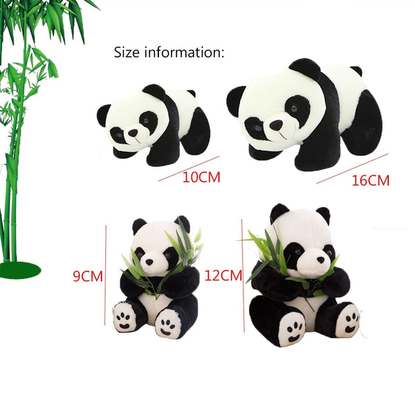 [variant_title] - 9-16cm 1 piece large size Panda Doll Plush Toy baby bear pillow panda cloth doll kids toys baby birthday gift for Children