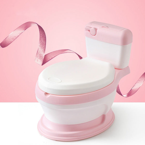 [variant_title] - Children Simulation Mini Toilet Infant Pony Bucket Potty Seat Portable Toilet Training Urinal Potties Ergonomic Backrest Design