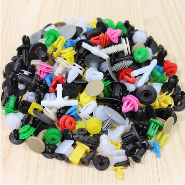 [variant_title] - 100PCS Mixed Auto Fastener Vehicle Car Bumper Clips Retainer Fastener Rivet Door Panel Fender Liner Universal Fit for All Car