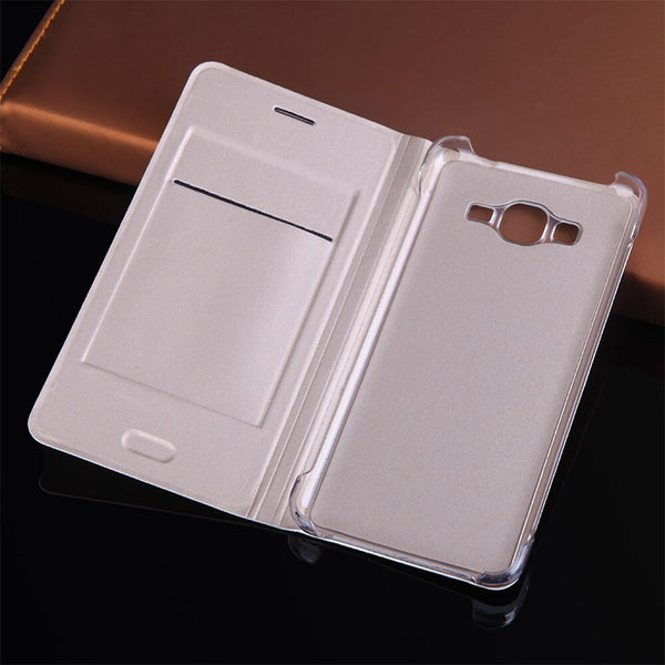 [variant_title] - Leather Wallet Case Flip Cover For Samsung Galaxy Grand Prime SM G530 G531 G530H G531H G531F SM-G530H Phone Case Card Holder