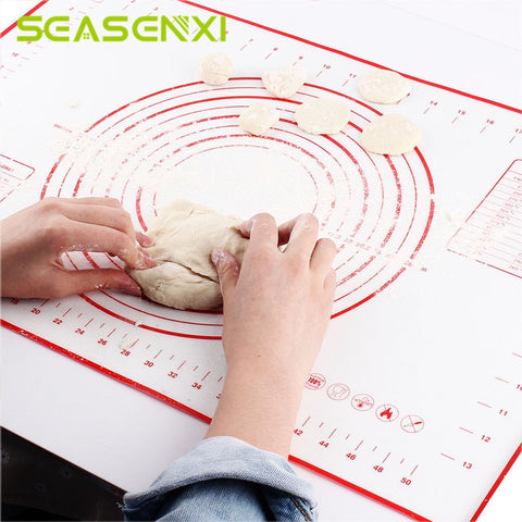 [variant_title] - Silicone Baking Mats Sheet Pizza Dough Non-Stick Maker Holder Pastry Kitchen Gadgets Cooking Tools Utensils Bakeware Accessories