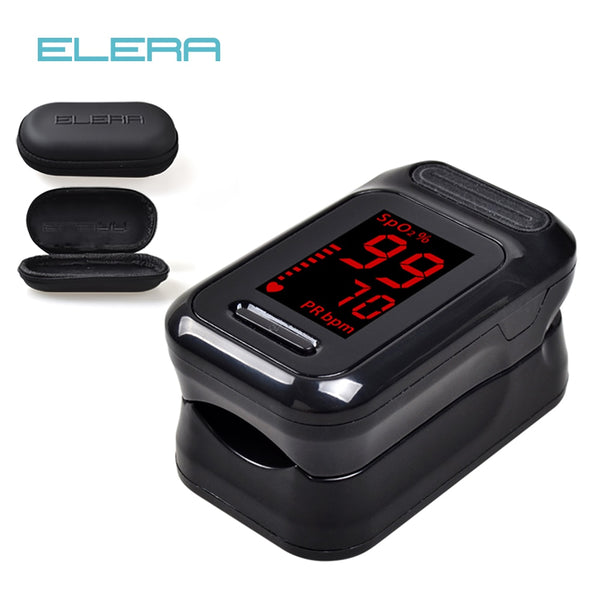 [variant_title] - ELERA Finger Pulse Oximeter Oximetro de dedo Portable Blood Oxygen Saturometro SPO2 PR Pulsioximetro Pulsoximeter Oxymeter