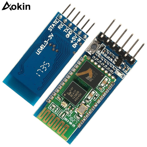 Default Title - HC-05 6 Pin Wireless Bluetooth RF Transceiver Module for Arduino BT Serial Pass-Through Module HC05 Wireless Serial