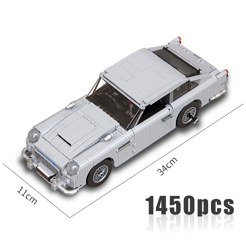 Default Title - Compatible withTechnic Series 10262 Aston Martin DB5 Set Building Blocks Bricks Children Car Model Gifts Toys (Silver)