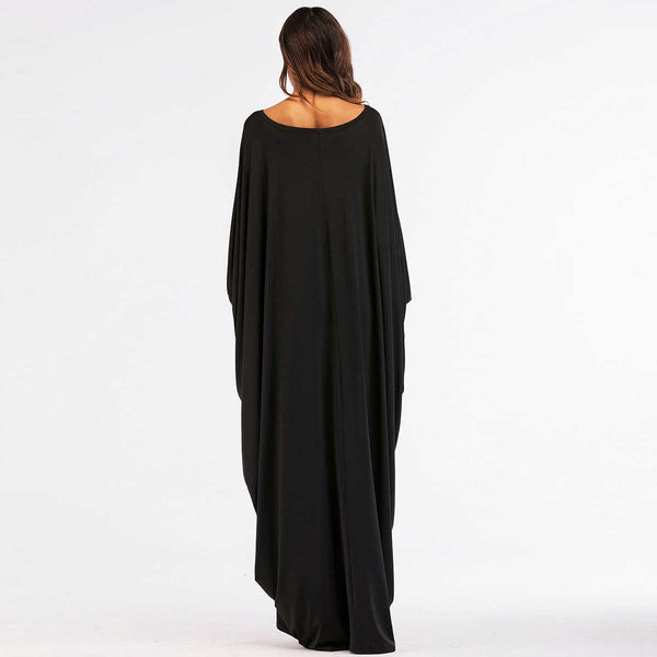 [variant_title] - 2019 Leopard Patchwork Women Abaya New Style Muslim Long Dress Arabic Dubai Kaftan Islamic Maxi Vestidos Bat sleeve VKDR1450 (7014 One Size)