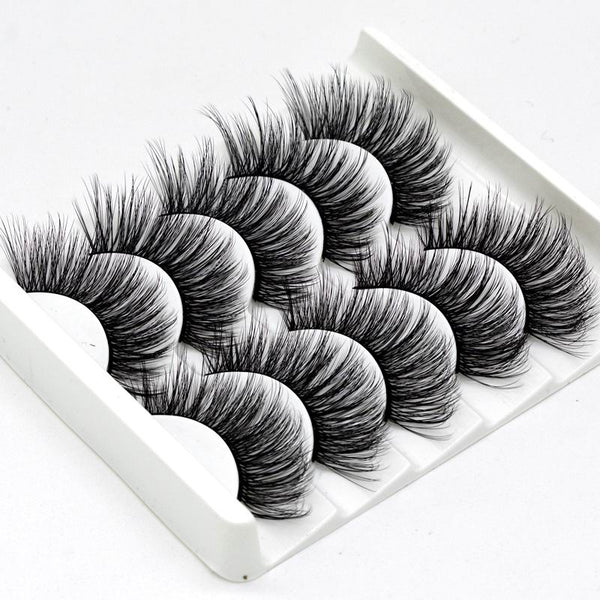 3d-48 - NEW 13 Styles 1/3/5/6 pair Mink Hair False Eyelashes Natural/Thick Long Eye Lashes Wispy Makeup Beauty Extension Tools Wimpers