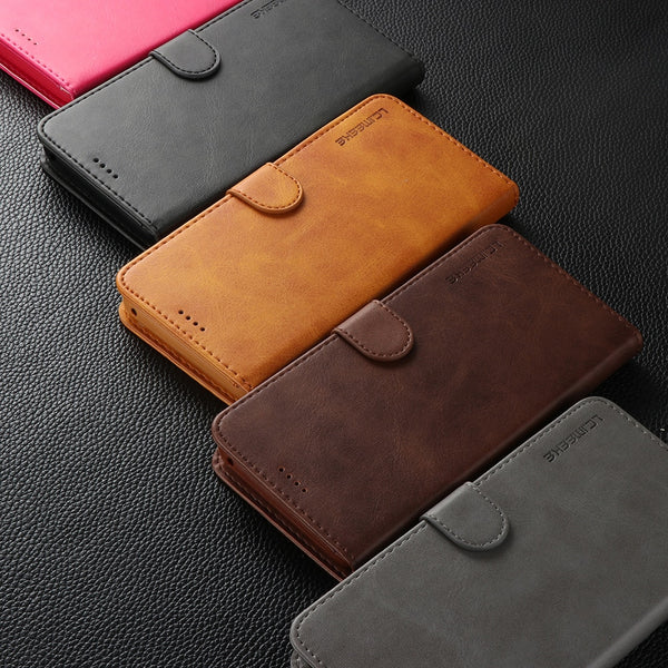 [variant_title] - Fundas For Samsung Samsun Note 9 8 Note8 Leather Flip Book Wallet Stand Phone Case etui caso Cover For S9 S8 S 9 Plus S7 S6 Edge