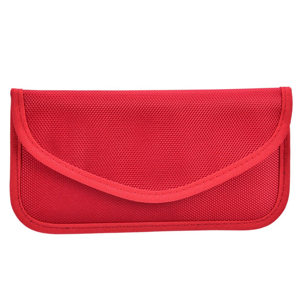 Red - Signal Shielding Blocker Bag Cell Phone RF Signal Shielding Blocker Bag Case Pouch Anti Radiation