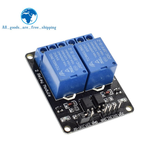 [variant_title] - TZT 1pcs 5v 12v 1 2 4 6 8 channel relay module with optocoupler. Relay Output 1 2 4 6 8 way relay module for arduino In stock