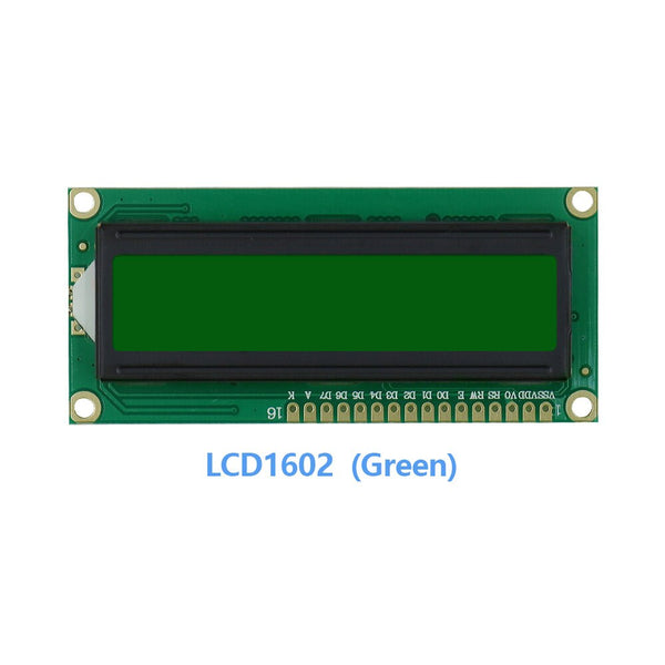 LCD1602 (Green) - LCD1602 LCD2004 LCD12864 IIC/I2C Module Display, Blue/Green Screen for Arduino UNO Mega 2560 Raspberry pi
