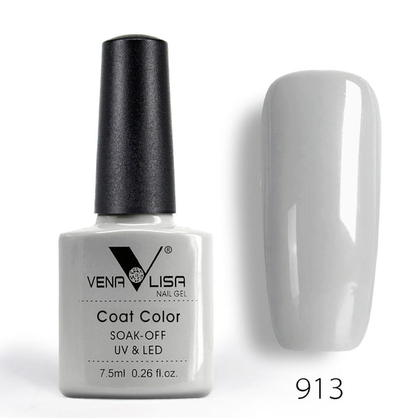 913 - New Free Shipping Nail Art Design Manicure Venalisa 60Color 7.5Ml Soak Off Enamel Gel Polish UV Gel Nail Polish Lacquer Varnish