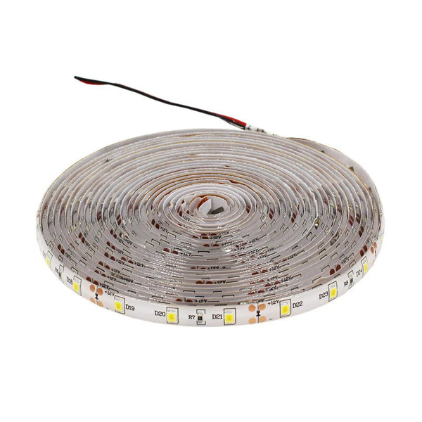 [variant_title] - 5m/rolls Waterproof rgb led strip neon light warm white blue red green LED ribbon Flexible light strip tape adapter 12v