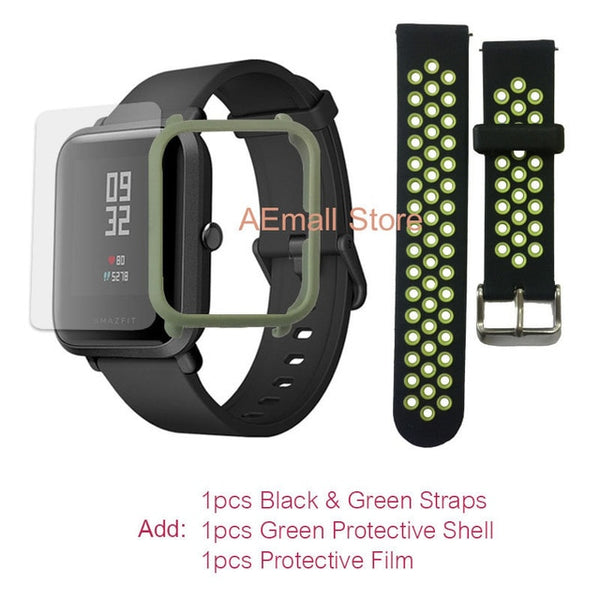GreenGreen.Film - English Version Xiaomi Amazfit Bip Smart Watch Men Huami Mi Pace Smartwatch For IOS Android Heart Rate Monitor 45 Days Battery