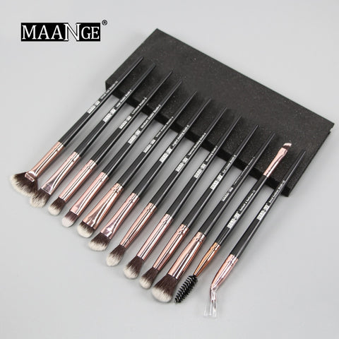 [variant_title] - MAANGE  New Make Up Brushes 3-12 PCS Professional Blending Eyeshadow Eyebrow Brush For Makeup Beauty Set