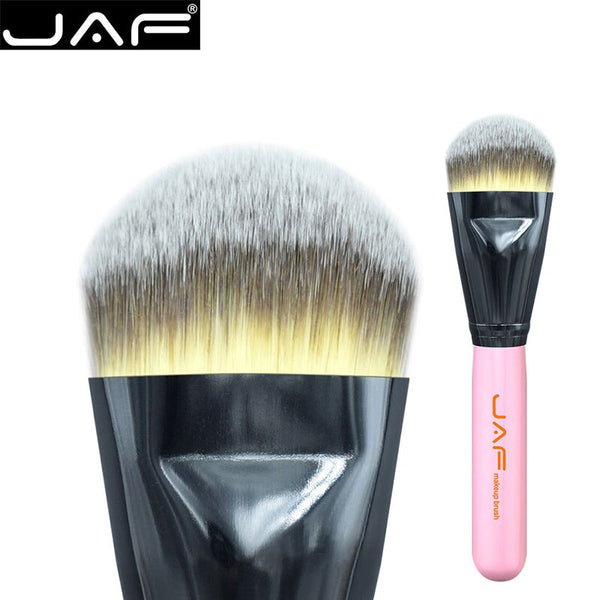 18STF-P - JAF Extra Large Kabuki Makeup Brush for Liquide Foundation and Face Cream Superfine Synthetic Taklon Vegan 18STYF