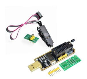 1 - SOIC8 SOP8 Test Clip For EEPROM 93CXX / 25CXX / 24CXX + CH341A 24 25 Series EEPROM Flash BIOS USB Programmer Module