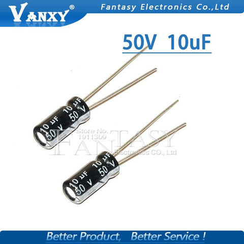 Default Title - 50PCS Higt quality 50V10UF 5*7mm 10UF 50V 5*7 Electrolytic capacitor