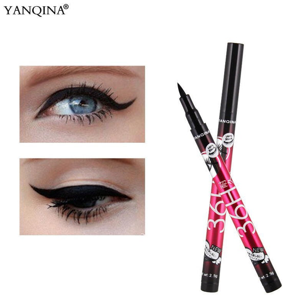 [variant_title] - YANQINA Lasting 36H Liquid Eyeliner Pencil Waterproof Black Makeup Long-lasting Easywear Eye Liner Pen Cosmetic Lady Beauty Tool
