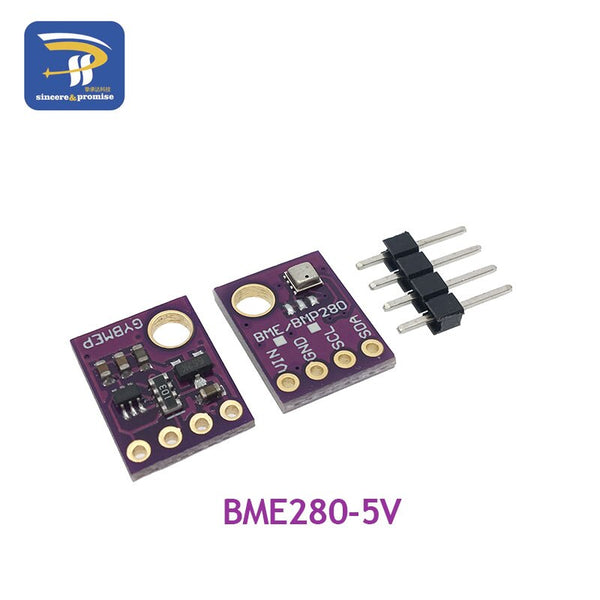 [variant_title] - I2C SPI BMP280 3.3V Digital Barometric Pressure Altitude Sensor DC High Precision BME280 1.8-5V Atmospheric Module for arduino