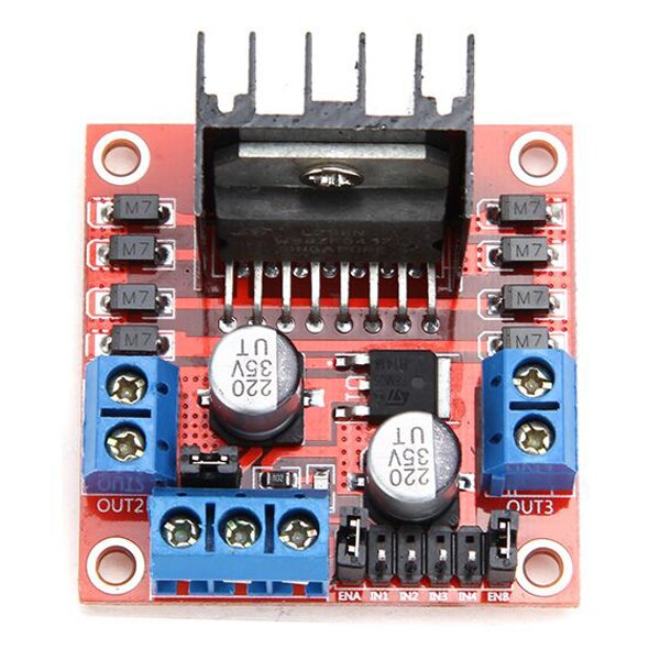 [variant_title] - L298N Dual H Bridge DC Stepper Motor Drive Controller Board Module for Arduino Red