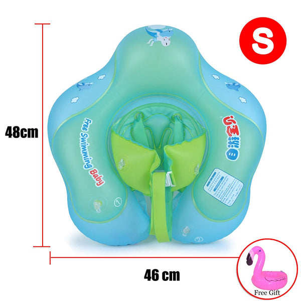 S - 10-36 Months Swimming Circle Inflatable Circle Bathing Inflatable toy/Infant Armpit for Children Swimming Wheel Swimming Pool