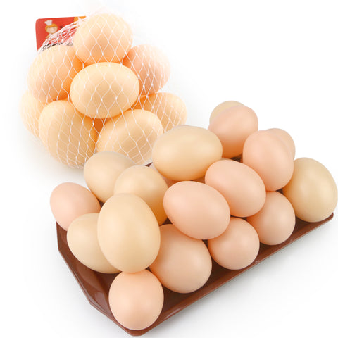 Default Title - 5PCS/Lot Hatching Egg Hen Poultry Hatch Breeding Simulation Fake Plastic Artificial Eggs DIY Painting Easter Egg Educational Toy