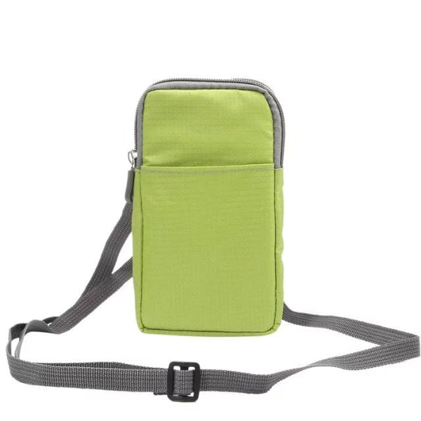 Green - FULAIKATE SPORTS Universal Wallet Bag for iphone6 7 Plus Climbing Portable Case for iPhone 6s mobile phone Shoulder bag holster