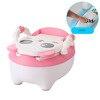 D - Baby Fashionable & Lovely Potty Toilet Bowl Cartoon Training Pan Toilet Seat Children Bedpan Urinal Comfortable Backrest Pot