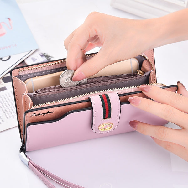 [variant_title] - Wristlet Women Wallets Phone Purse Long Hasp Female Purse Women's Wallet Ladies Wallet Purse For Girls Portefeuille Carteira